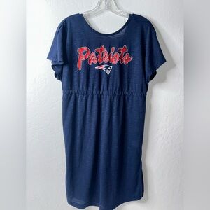 New England Patriots Versus Swim Cover Up Womens Size XS Navy G-III 4 Her‎